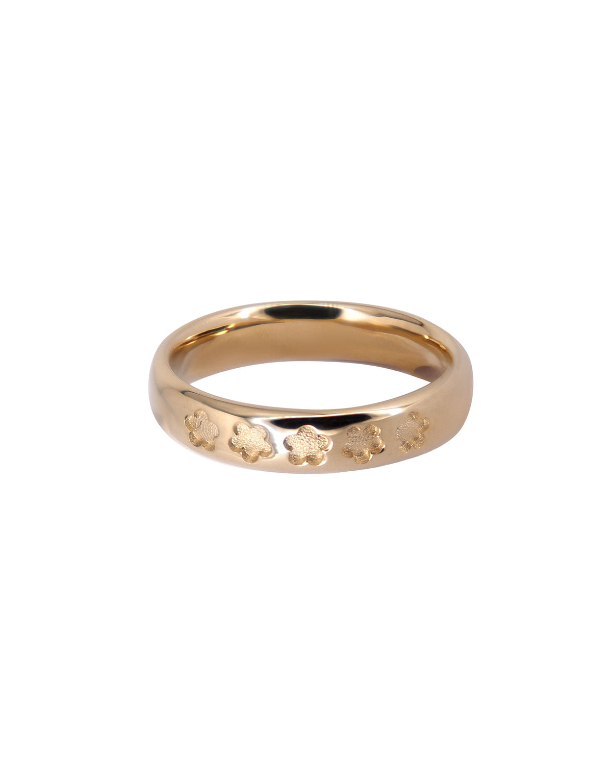 Gold Daisy Chain Ring