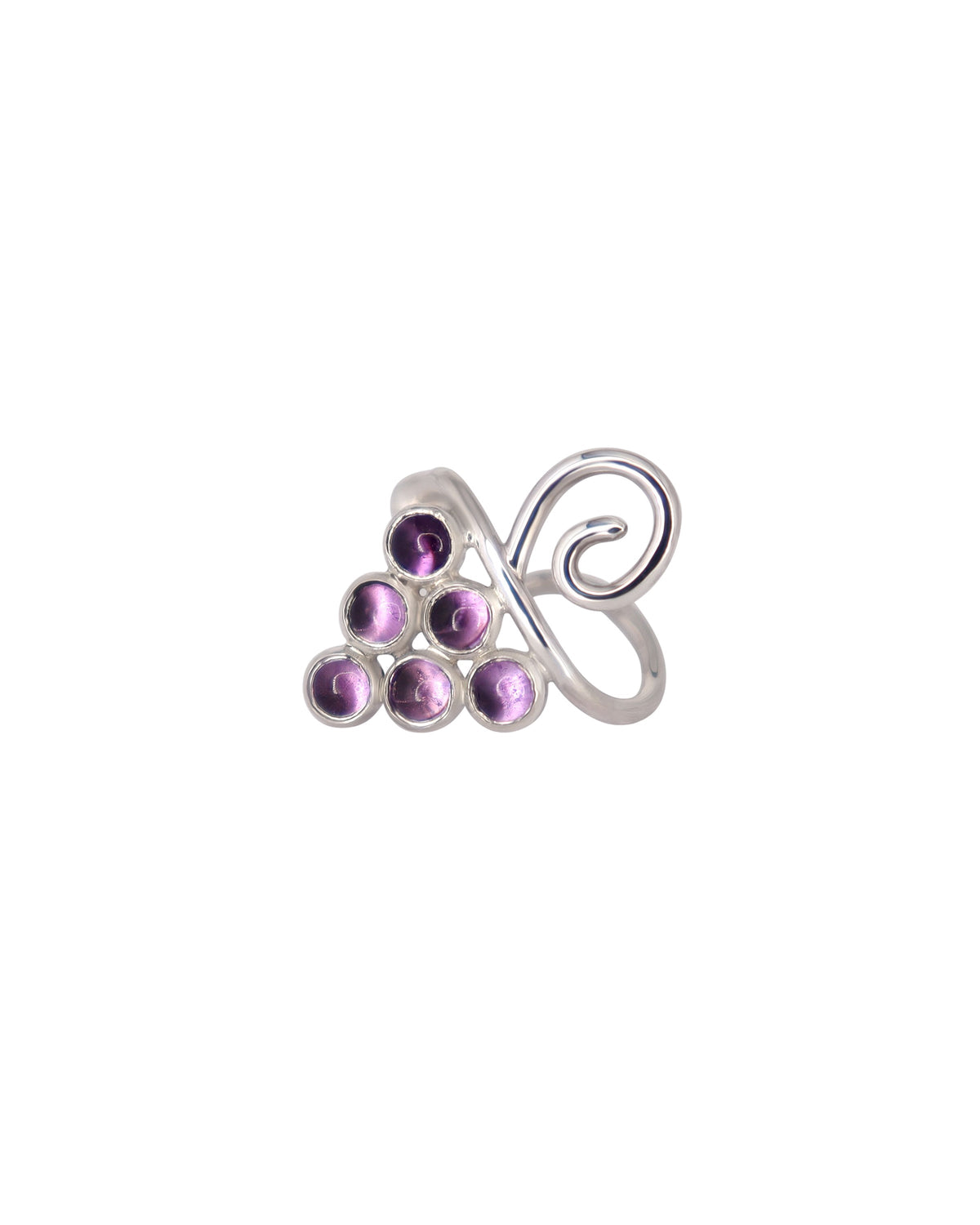 Amethyst Grape Ear Cuff