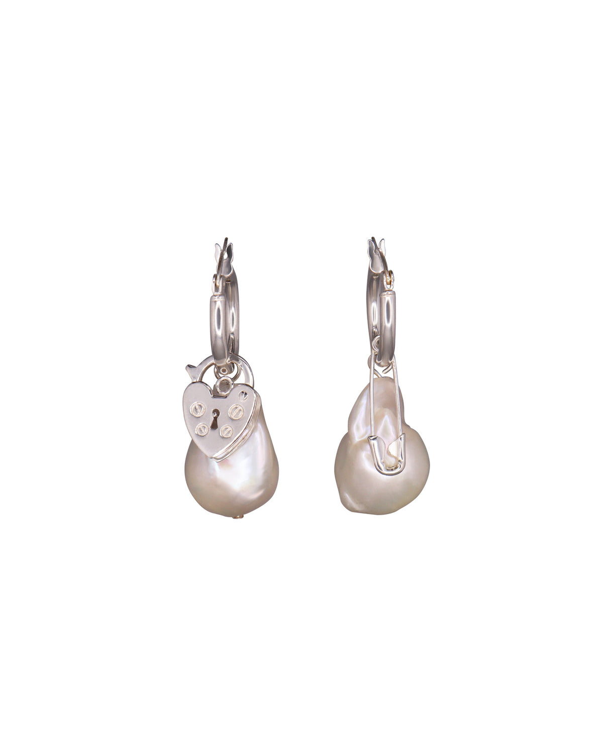 Pearl Charm Earrings