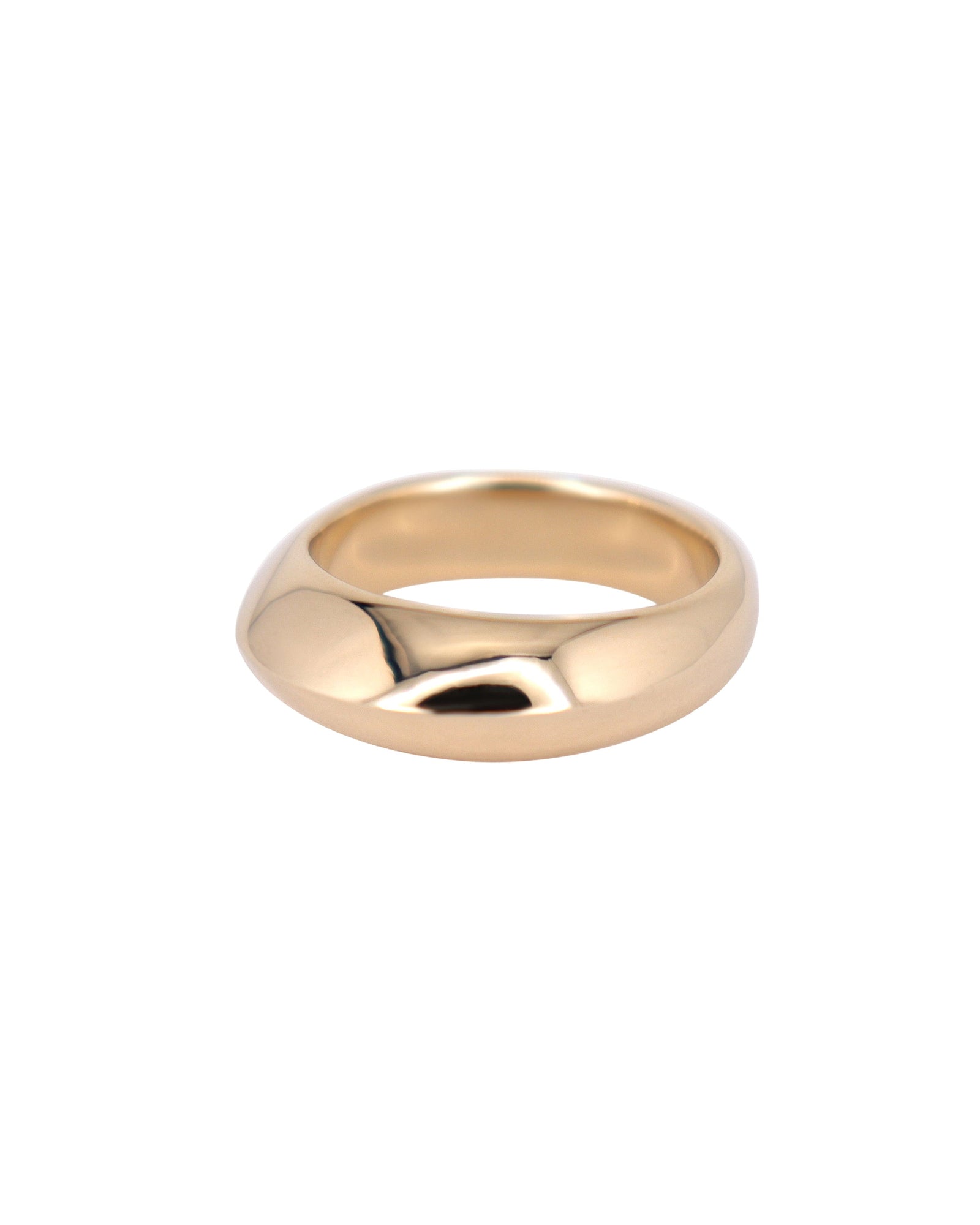 Wide Gold Apex Ring