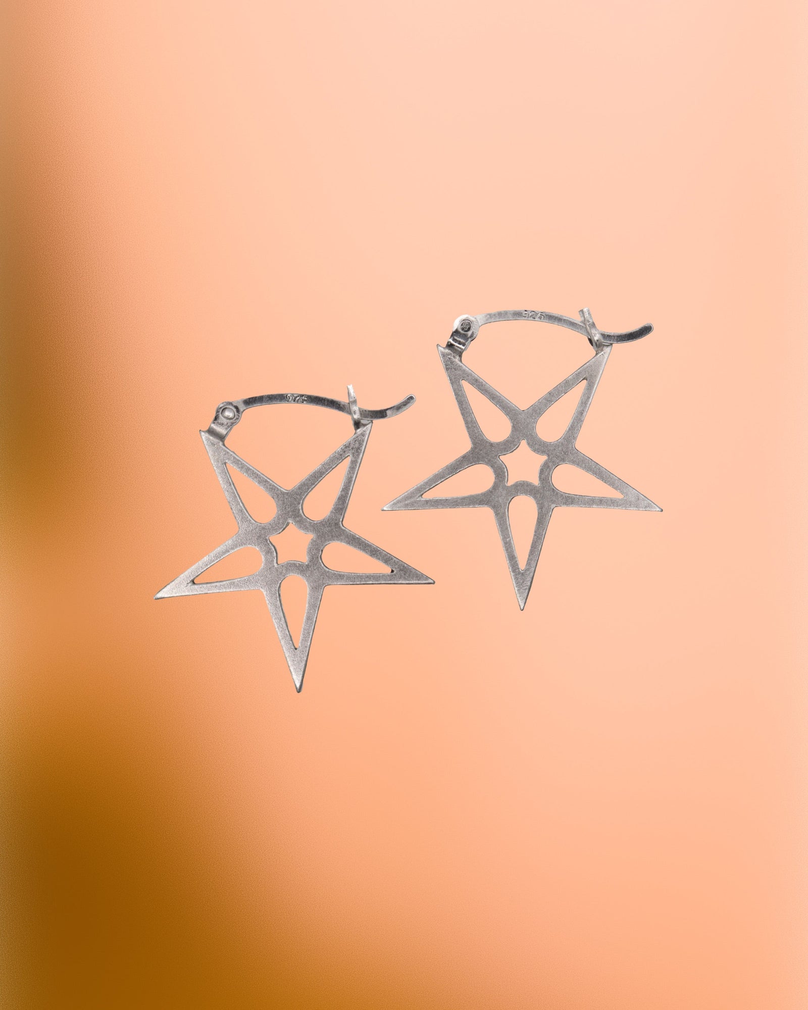 Gothic Star Earrings