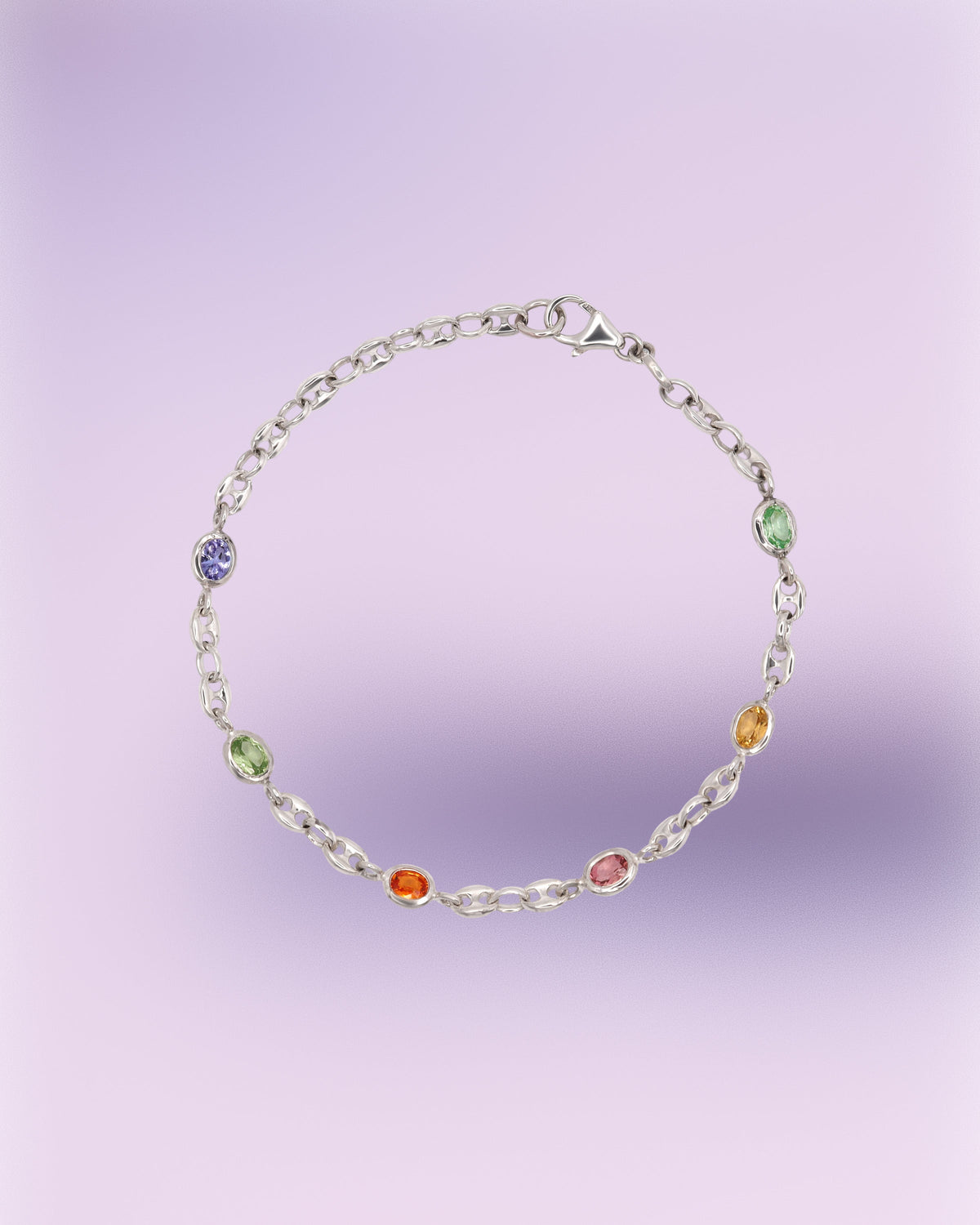 Pomona Gemstone Chain Bracelet