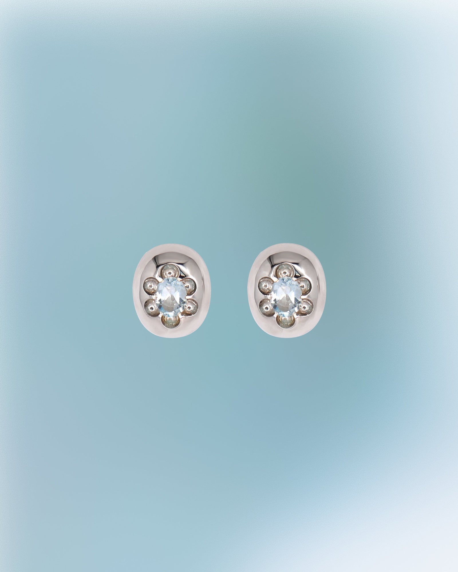 Topaz Raindrop Studs