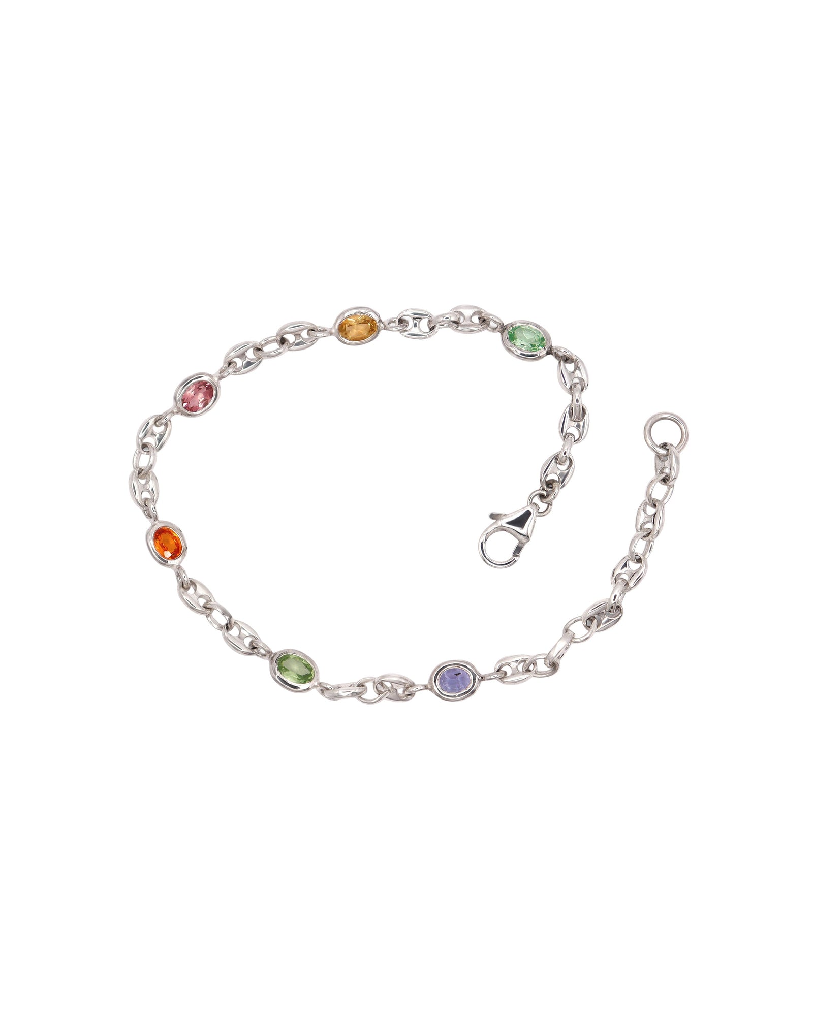 Pomona Gemstone Chain Bracelet