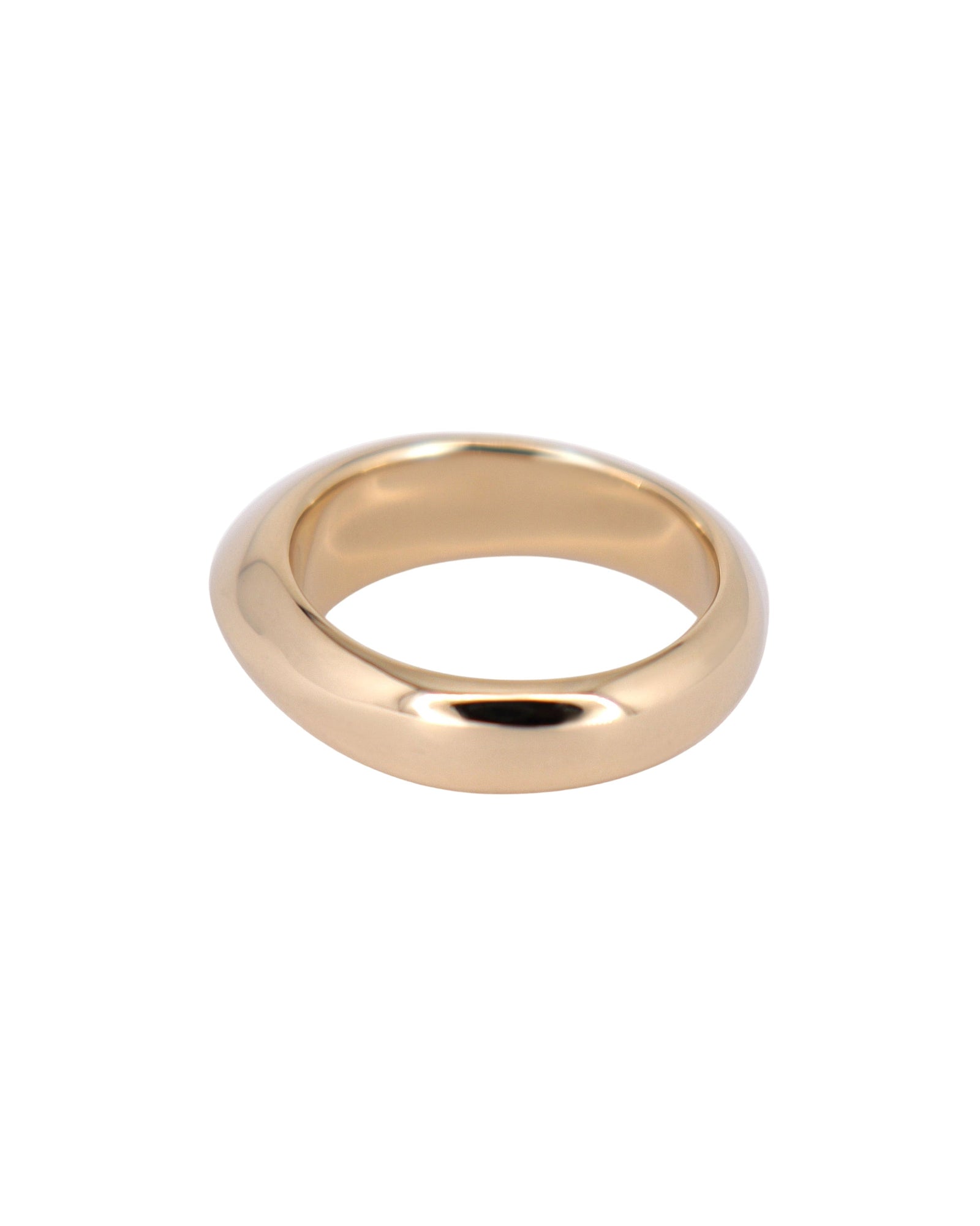 Wide Gold Apex Ring