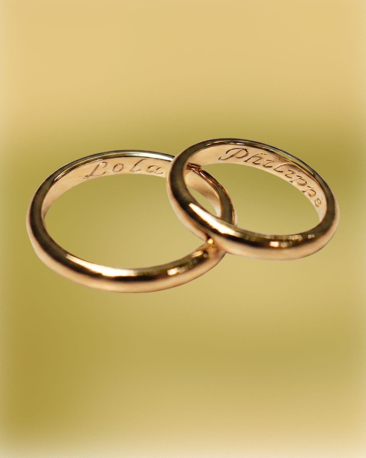 Engraved Wedding Pair