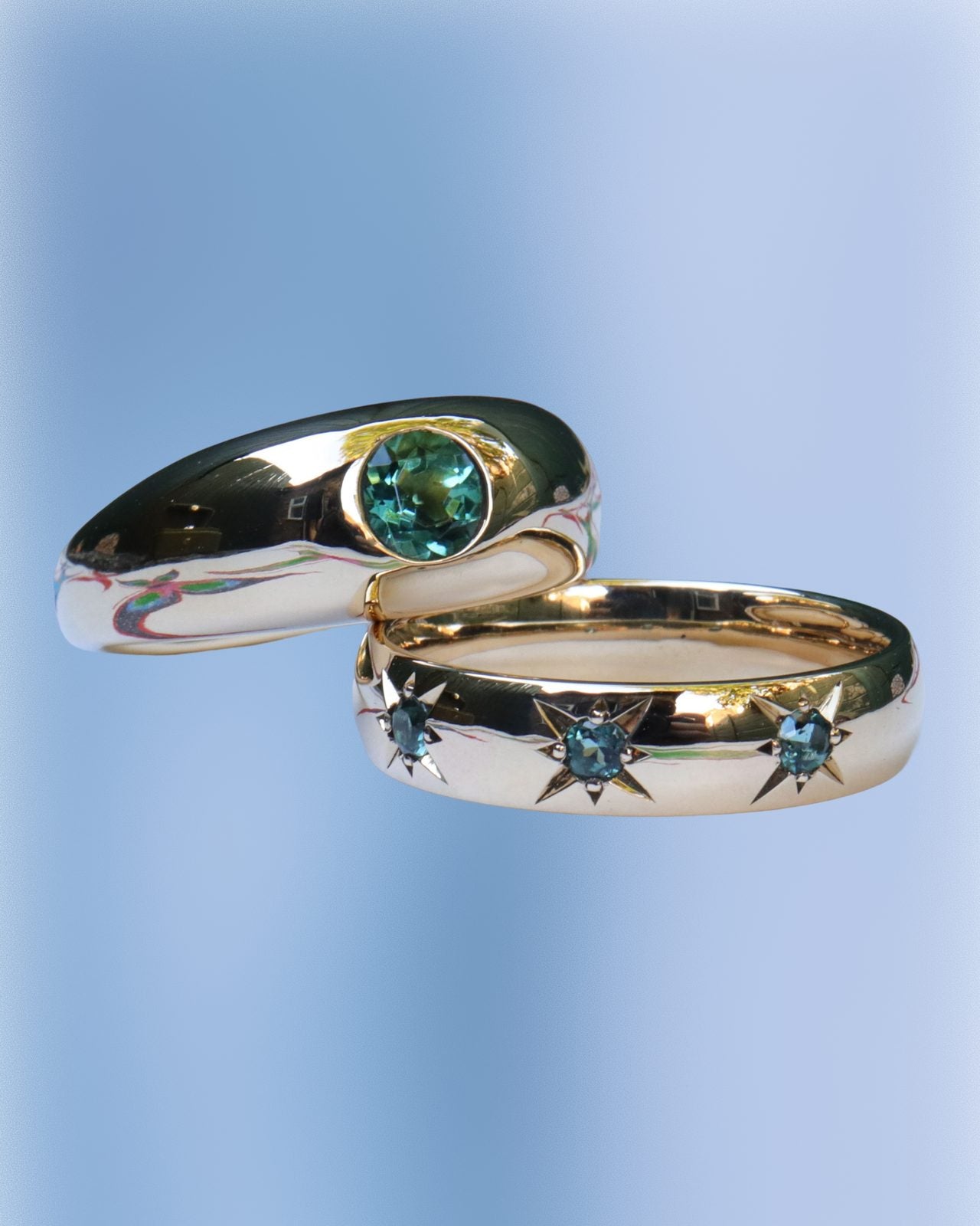 Mint Tourmaline Pair